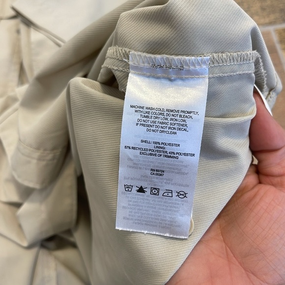 Columbia Mens Tan Outdoor Button Front Short Sleeve Collared Shirt Omni-Shield S - Picture 5 of 7